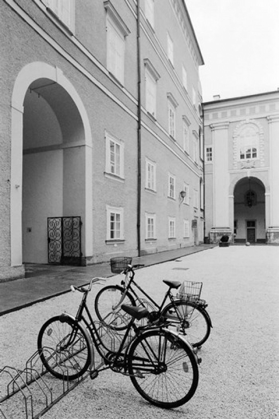 Bicycles in the Domplatz Canvas Art - Walter Bibikow DanitaDelimont (19 x 29)