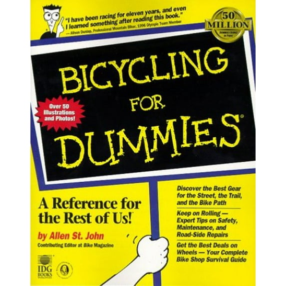 Pre-Owned Bicycling for Dummies (Paperback) 0764551493 9780764551499