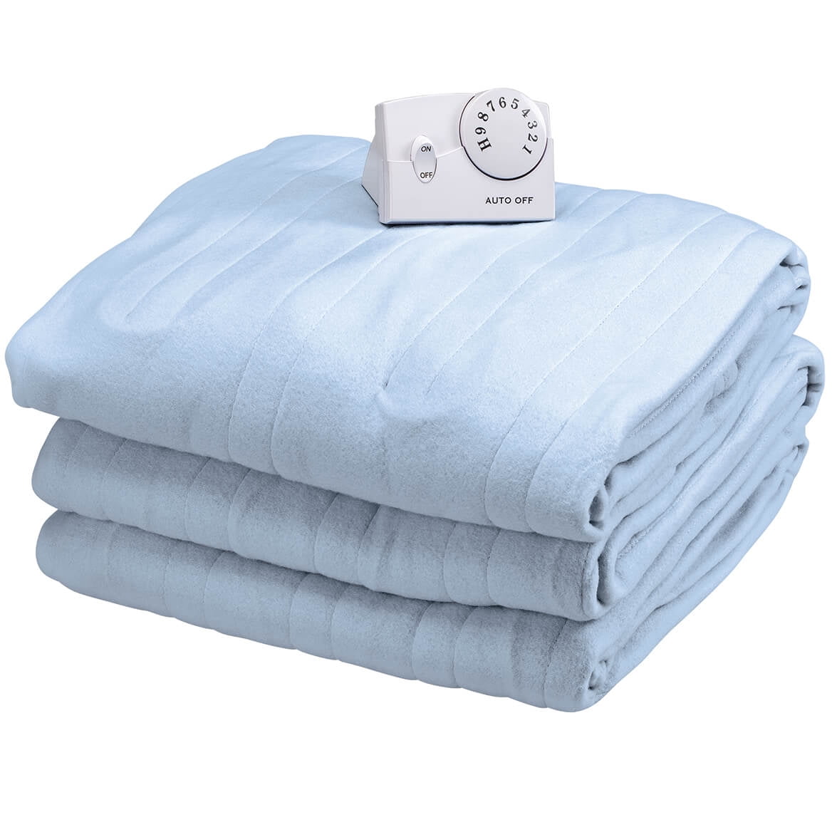 Biddeford 1001903292535 Comfort Knit Fleece Electric Heated Blanket Full Blue