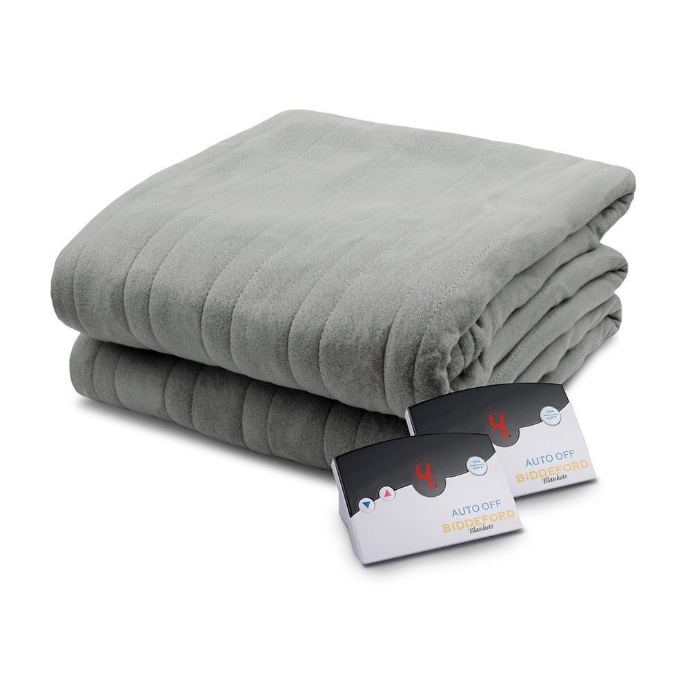 Biddeford 10049052106902 Comfort Knit Fleece Electric Heated Blanket