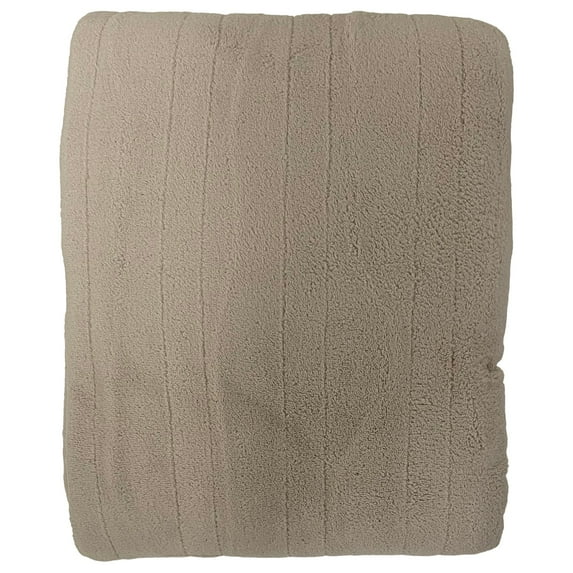 Biddeford Beige Heated Micro Plush Electric Blanket, Full Bed Size