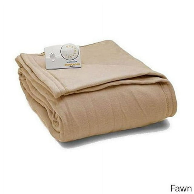Biddeford Comfort Knit Fleece Heated Electric Blanket