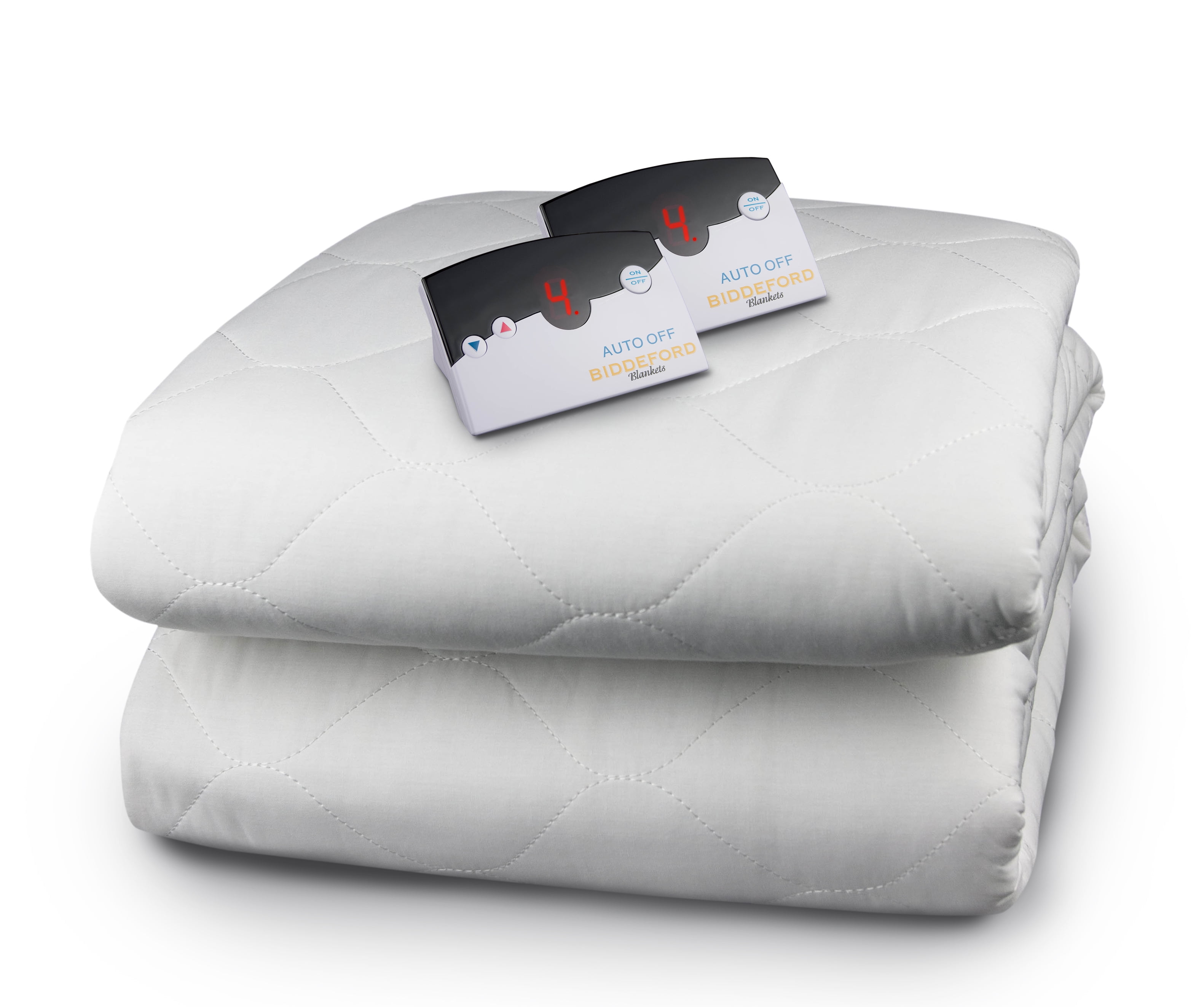 Biddeford Electric Mattress Pad, Cotton Blend. 4 Oz Quilted "Skirt