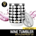 thumbnail interactive-video image 1 of Biddlebee 12oz Insulated Stainless Steel Stemless Wine Tumbler, Desert Dreams, 1 of 10