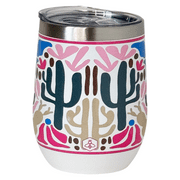 Biddlebee 12oz Insulated Stainless Steel Stemless Wine Cup, Desert Dreams