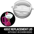 thumbnail interactive-video image 1 of Biddlebee 40oz Tumbler Replacement Lid with Built in Charm Hooks Drinkware Accessory, 1 of 10