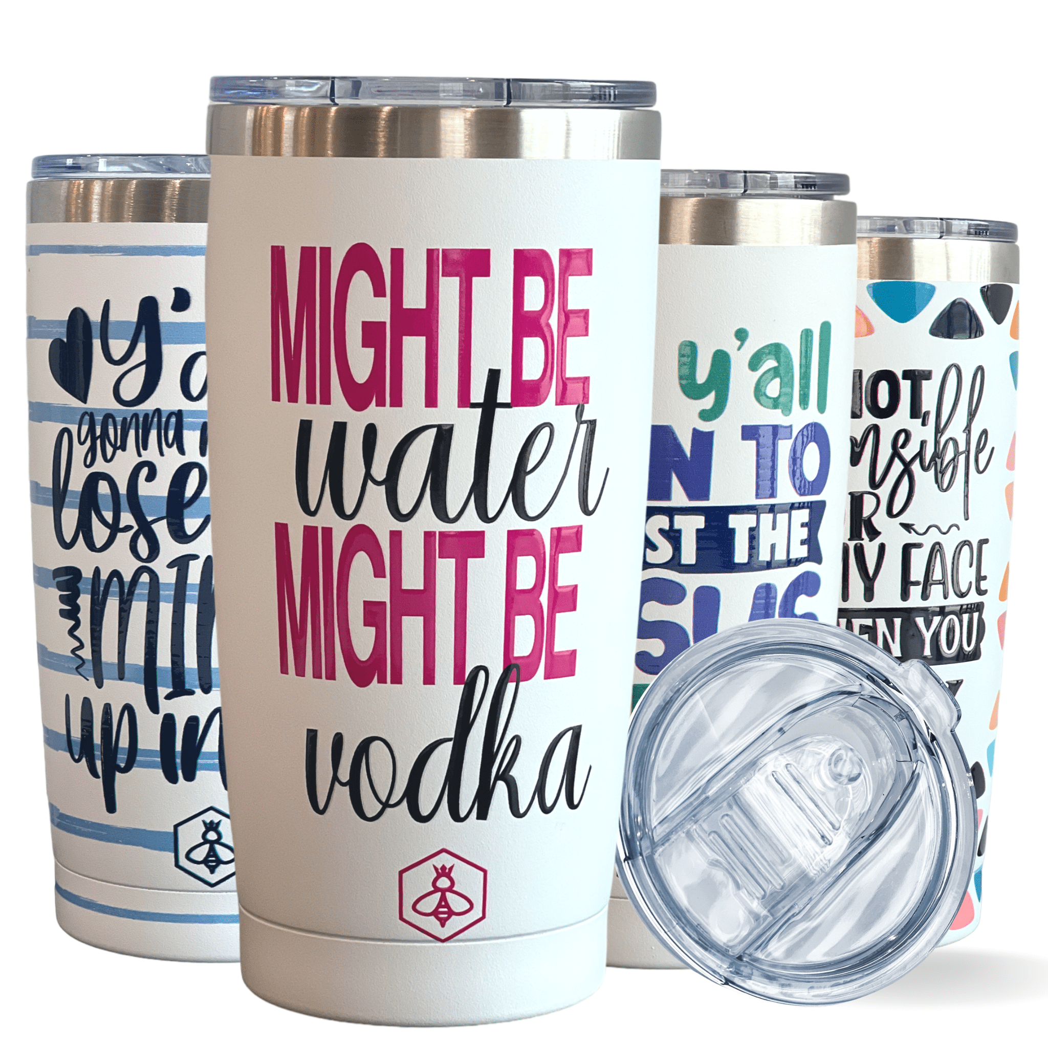 Might Be Water Might Be Vodka Tumbler 30oz, Funny Gifts for Women Adult  Humor, Funny Coffee Mugs for Women, Funny Birthday Gifts for Women 