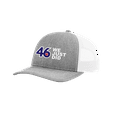thumbnail image 1 of Biden Harris 2020 We Just Did 46 Joe Biden Kamala Harris Political Mesh Back Trucker Hat-Heather Grey/White, 1 of 4