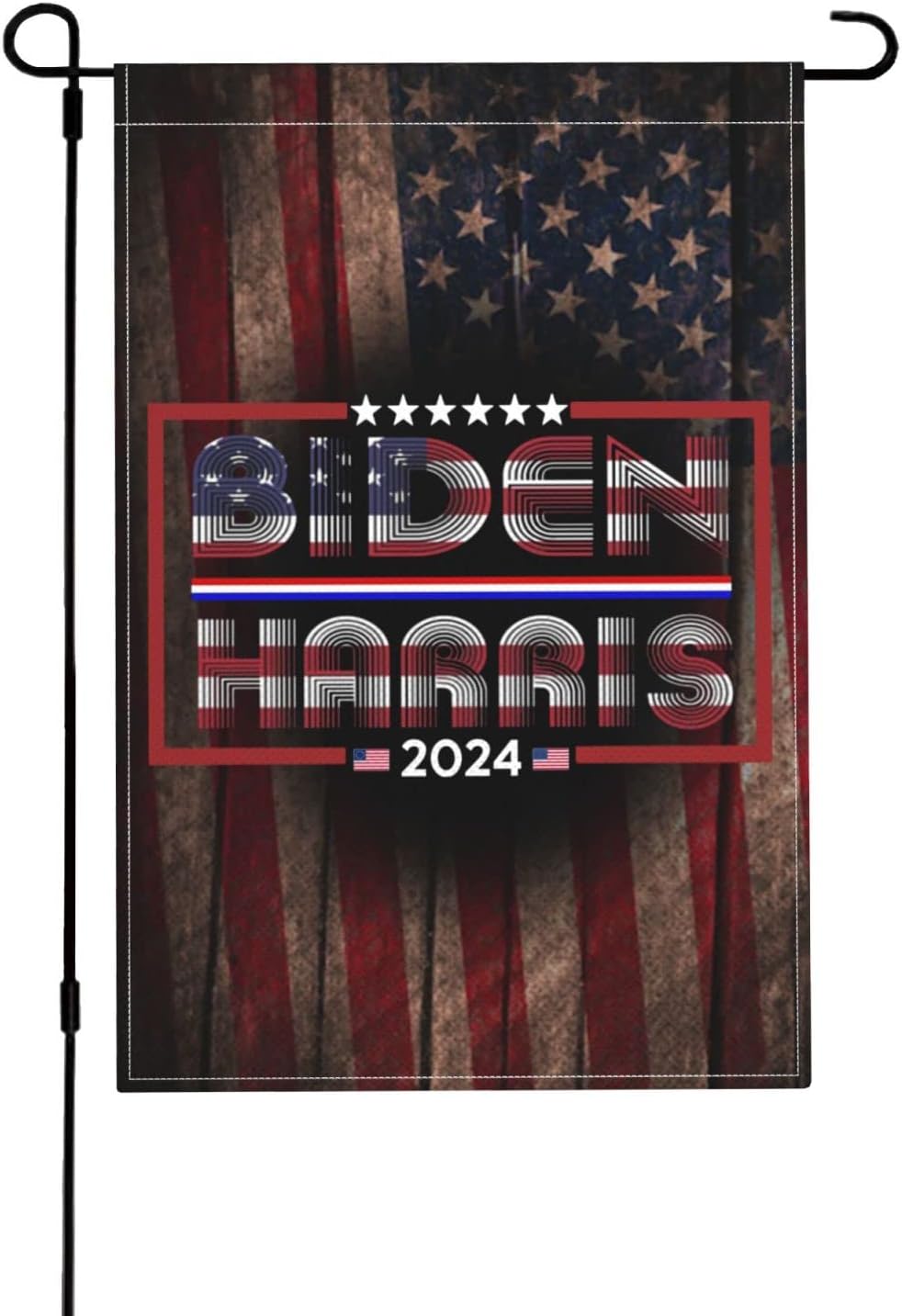 Biden Harris 2024 Election 4 More Years Flag Burlap House Garden Flag