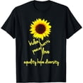 thumbnail image 1 of Biden Harris 2024 Peace Love Equality Hope Diversity flower T-Shirt, 1 of 2