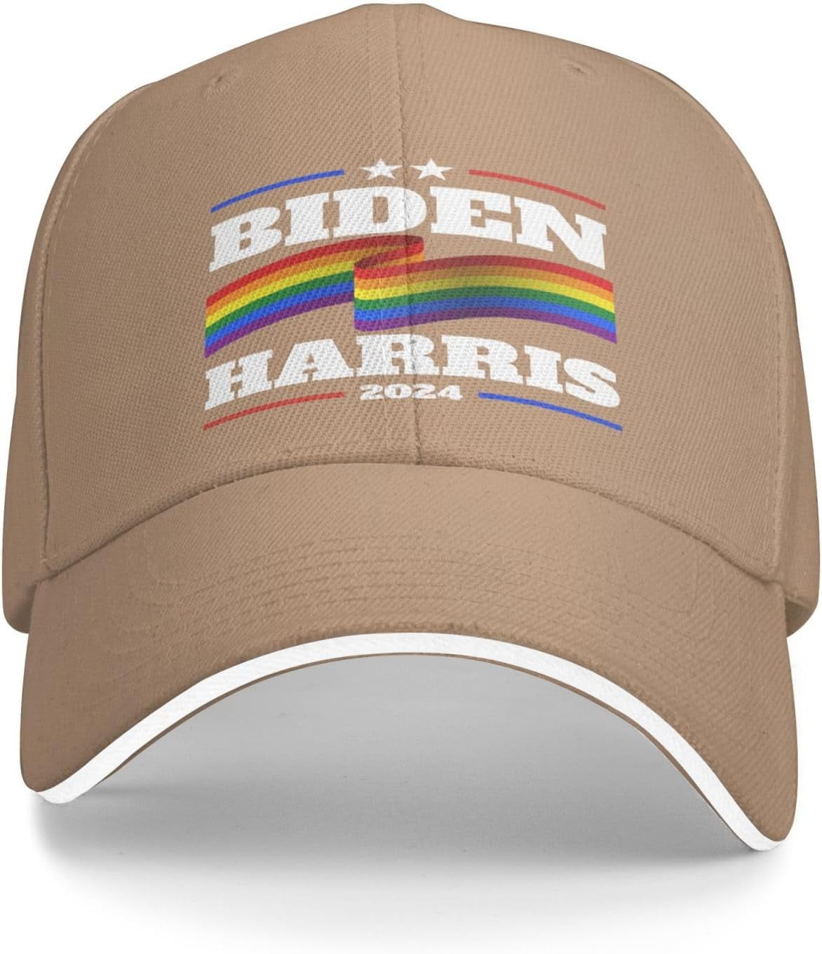 LGBT Pride Rainbow Baseball Cap - Adjustable Snapback, One Size Fits Most, Unisex Gay Pride Hat For Men & Women