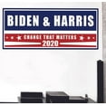 thumbnail image 1 of Biden and Harris Campaign Sign Vinyl Sticker Car Window Bumper Decals for Trucks Vans Laptop Wall Window - Removable Waterproof/Round Peel and Stick Graphic Designs Decoration Size (5x15 inch), 1 of 1
