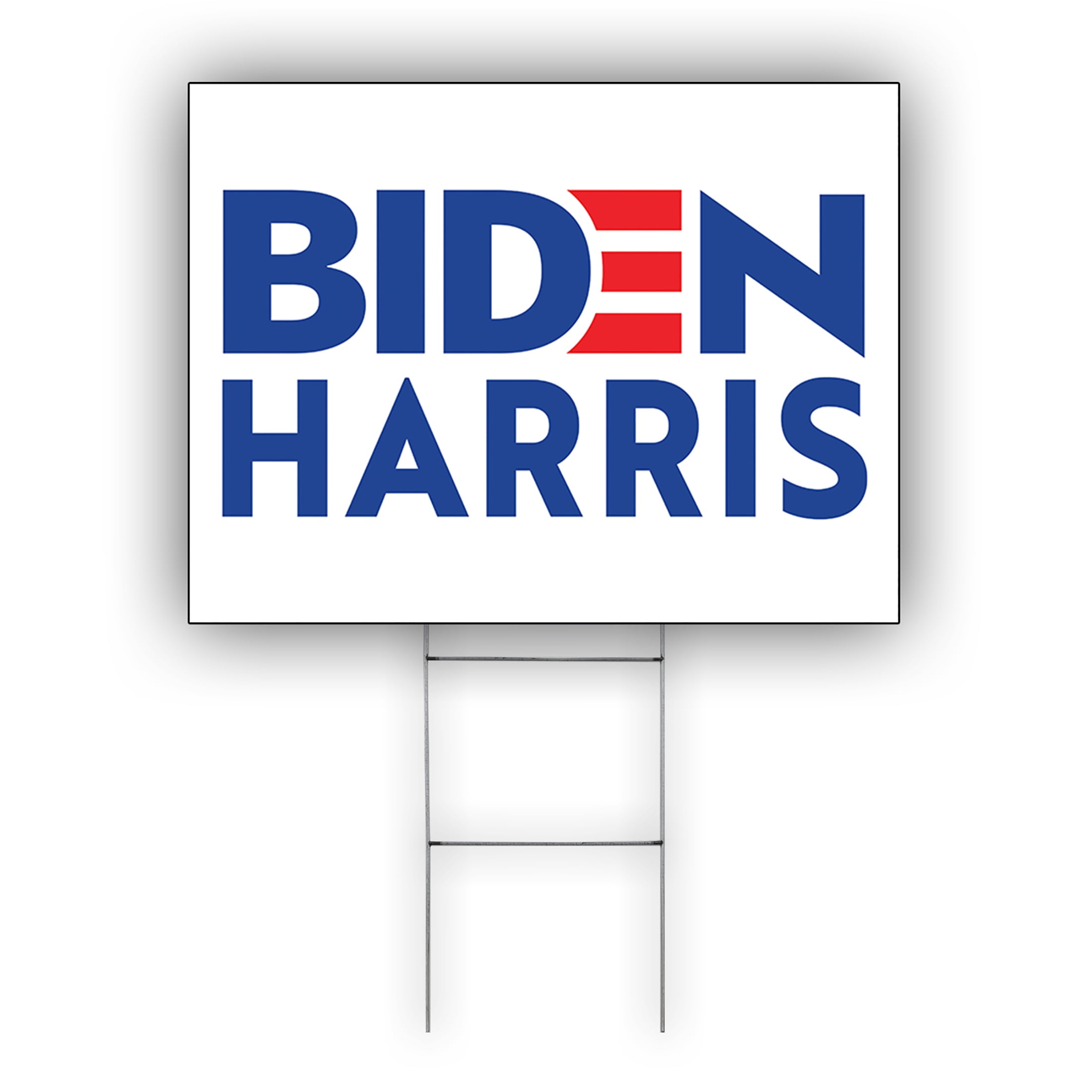 Biden Harris Vote For President 2024 Coroplast Yard Sign With H Stake