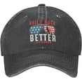 thumbnail image 1 of Biden Harris We Rise Build Back Better Hat Adjustable Baseball Cap Dad Cap Unisex Hat, 1 of 7