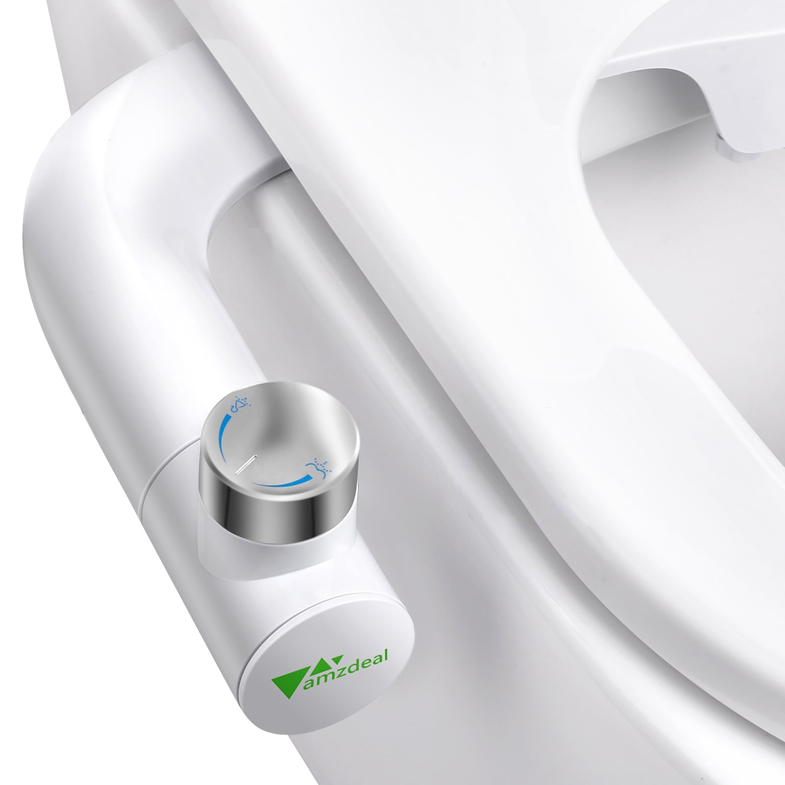 Bidet Amzdeal Nonelectric Bidet Attachment for Toilet, Dual Nozzle