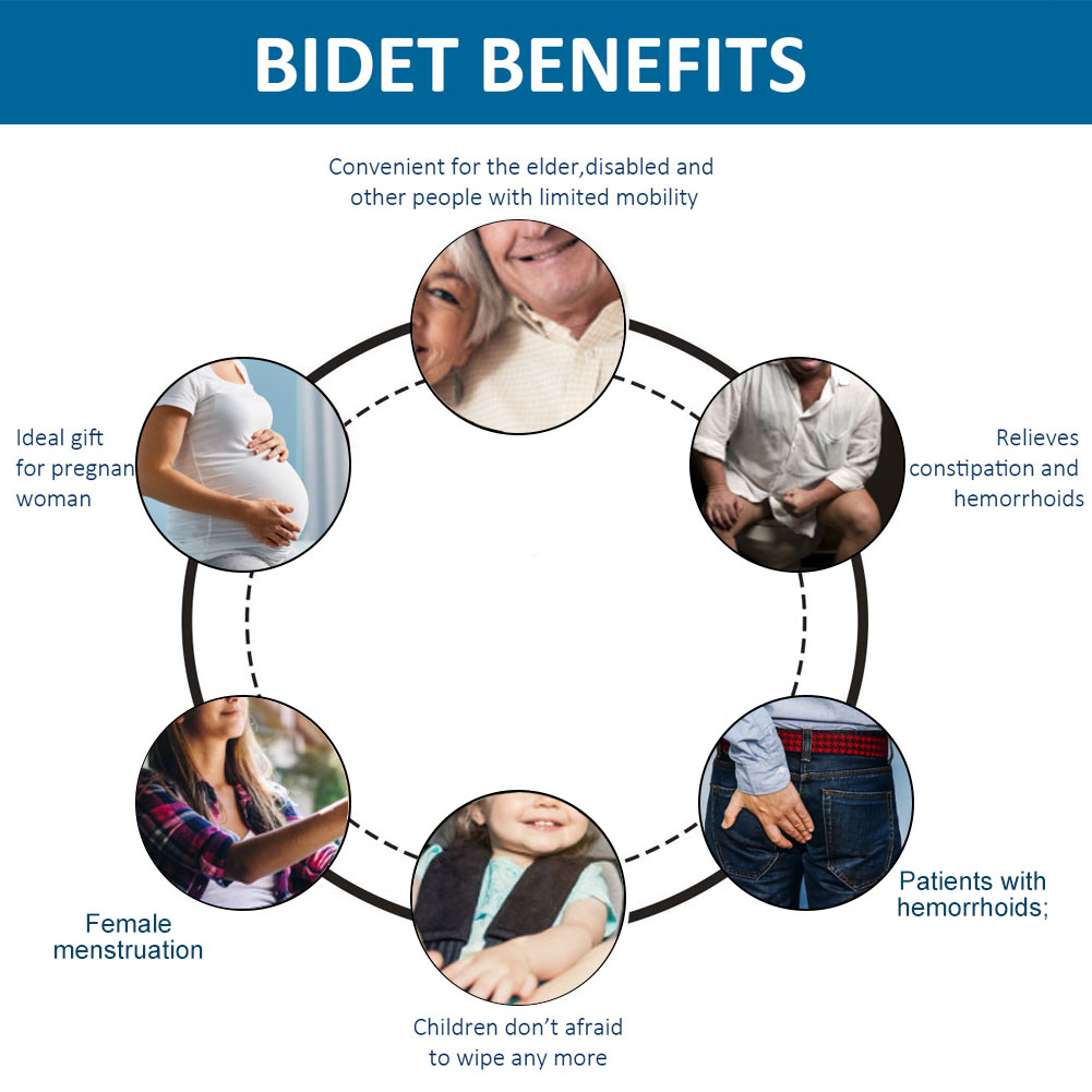 Bidet Attachment, Cold Water Bidet Toilet Seat Attachment Self Cleaning