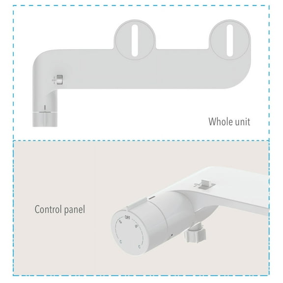 Bidet Attachment with Nozzle Angle Adjuster