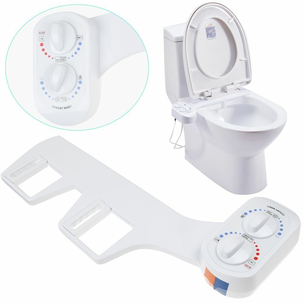 Bidet Fresh Water Spray Kit Non Electric Toilet Seat Attachment Hot