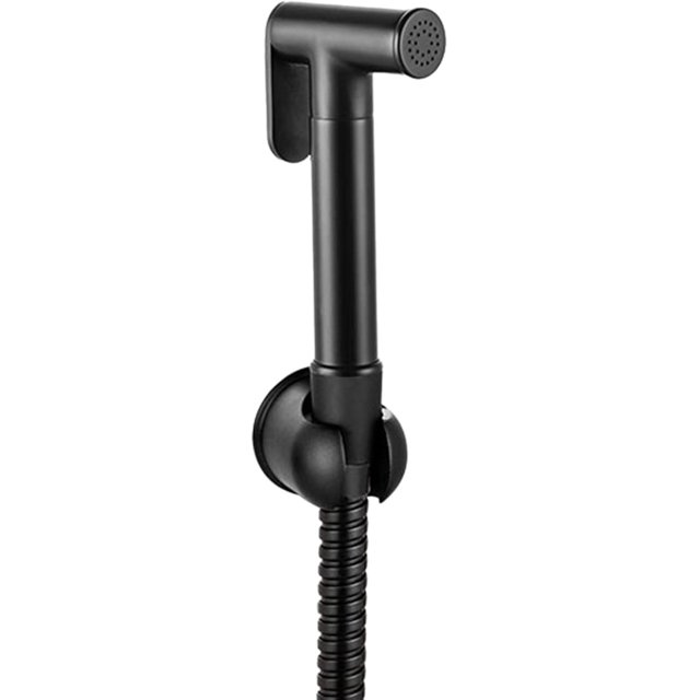 Bidet Handheld Sprayer Black Cloth Diaper Sprayer Gold Toilet Handheld