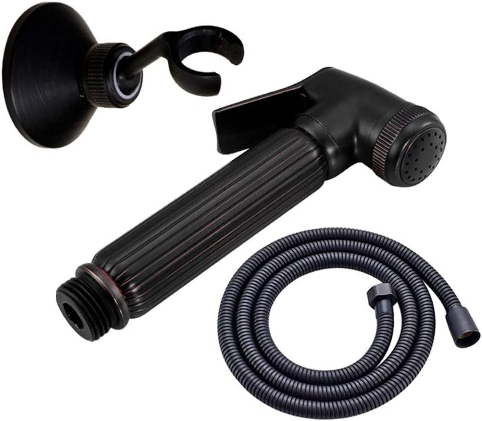 Bidet Sprayer Faucet Set with Cold Water Brass Handheld Toilet Bidet Attachment Pressure Sprayer Wall Mount Single Handle Bidet Spray Set for Personal Hygiene,Antique