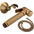 thumbnail image 1 of Bidet Sprayer Faucet Set with Cold Water Brass Handheld Toilet Bidet Attachment Pressure Sprayer Wall Mount Single Handle Bidet Spray Set for Personal Hygiene,Antique, 1 of 8