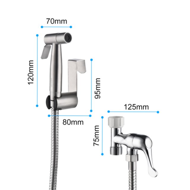 Bidet Sprayer for Toilet Convenient Handheld Cloth Diaper Cleansing