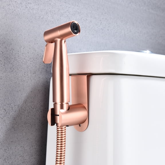 Bidet Sprayer for Toilet, Handheld Cloth Sprayer, Bathroom Sprayer Kit Spray Attachment with Hose, Stainless Steel Water Pressure for Bathing Pets, Feminine Hygiene