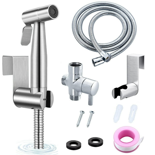 Bidet Sprayer for Toilet, Handheld Sprayer Kit with Adjustable Jet