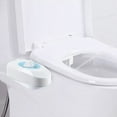 thumbnail image 1 of Bidet Toilet Seat Attachment Cool Water Fresh Water Sprayer Adjustable Pressure Nozzle Cleaning Feminine Wash Non-Electric Easy Install ABS for Bathroom Hygiene Slim Design Fits Most Toilets, 1 of 5