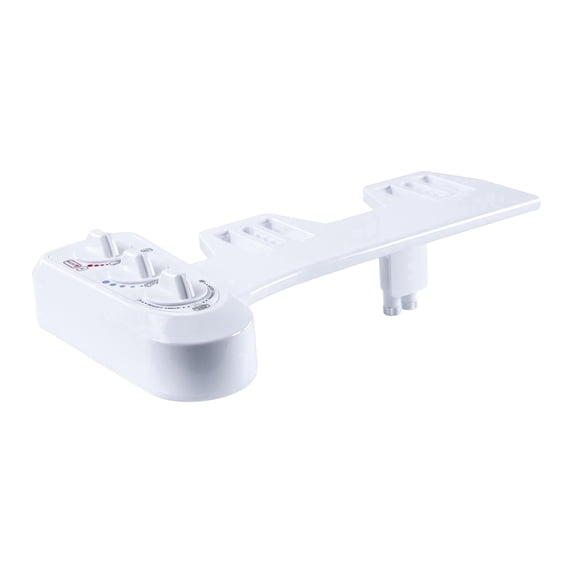 Bidet Toilet Seat Attachment & Fresh Water Sprayer (Cool & Warm Temperature Control,-Nozzle Cleaning,Non-,Adjustabl-e Pressure,Female Wash)