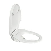 Bidet Toilet Seat - Non-Electric, Adjustable Water Temperature & Pressure, Heated Seat, Self-Cleaning Nozzle, Antibacterial, Soft Close - Universal Fit