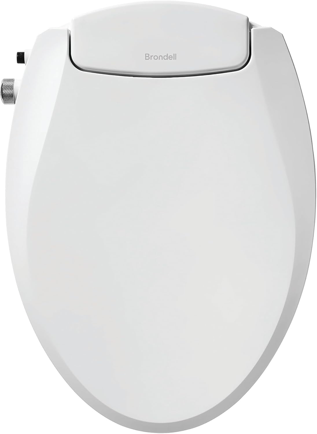 White Non-Electric Dual Temperature Elongated Bidet Seat