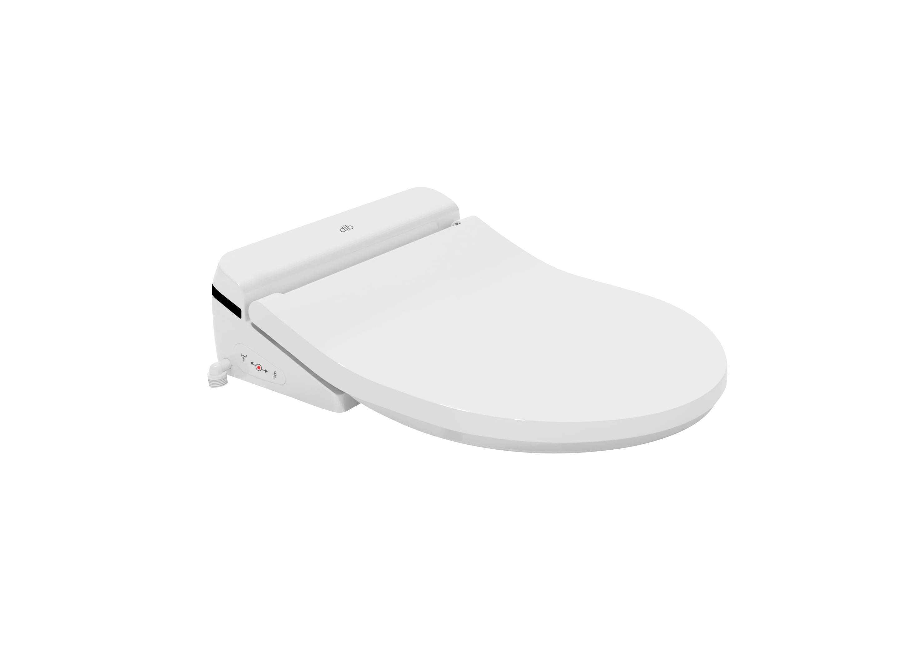 BidetMate 1500 Series Smart Bidet Toilet Seat – Instant Warm Water, Curved Stainless Steel Nozzle, Heated Seat, Warm Air Dryer, and Remote Control – Fits Elongated Toilets