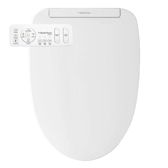 BidetMate 3000 Series Smart Toilet Seat with Bidet Adjustable & Self-Cleaning Heated Bidet, with Remote