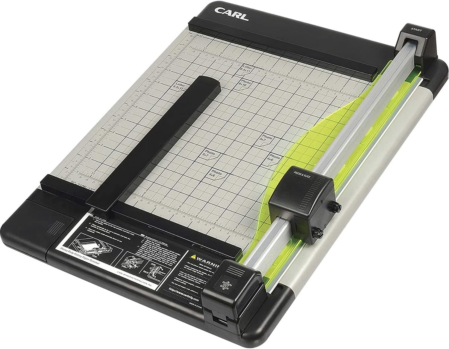 Bidex Heavy-Duty 30-Sheet Rotary Trimmer, Metal Base, 22 x 14-1/2