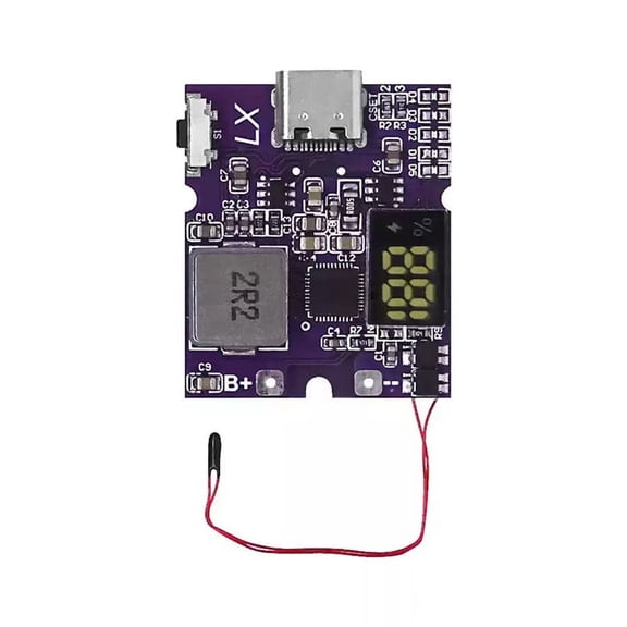 Bidirectional 22.5W Fast Charging Power Bank Module with Digital Display USB-C PD QC2.0/3.0