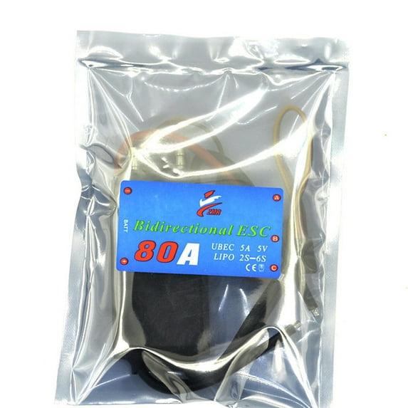 Bidirectional Brushless ESC Electronic Speed Controller for RC Ship Underwater Propeller Bidirectional Esc