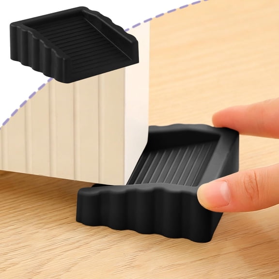 Bidirectional Door Stop Block, Punch Free Door Wedge for Home Use, Wind Proof Door Stopper Secures Doors from Both Directions with Anti-Slip Grip, Compact Cube Door Gate Stop for Interior Doors