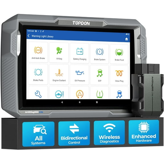 Bidirectional Scan Tool, 2026 New ArtiDiag900 Lite Automotive Diagnostic Tool for Full System, Scanner Car with Active Test, 8 Reset, Wireless OBD2 All Vehicles