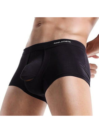 Penkiiy Men’s Breathe Underwear Bullet Separation Scrotum Physiological  Underpants Sexy Underwear for Men for Valentine XXXXXL Red On Clearance