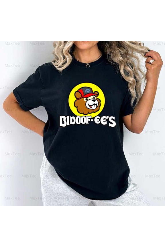 Bidoof-ee's Funny Cartoon Creature Parody Meme Fan Joke Comfort Color T-Shirt, Up to Size 4XL