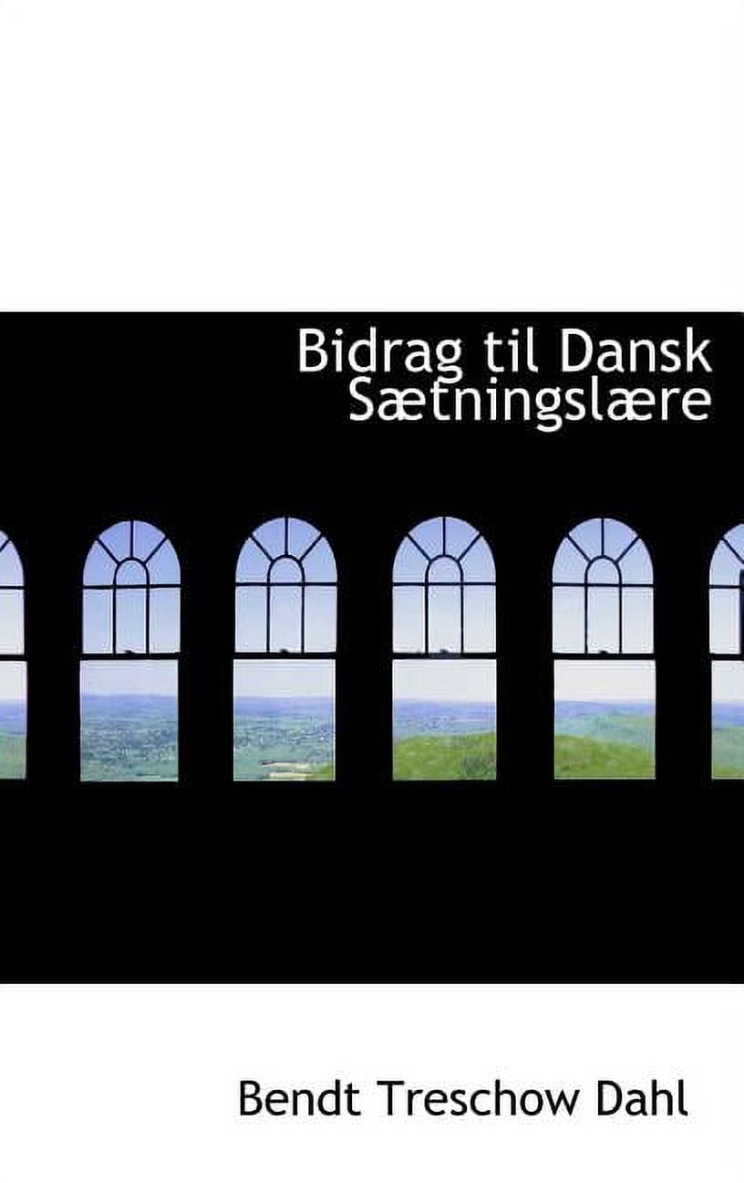 Bidrag Til Dansk S Tningsl Re Hardcover