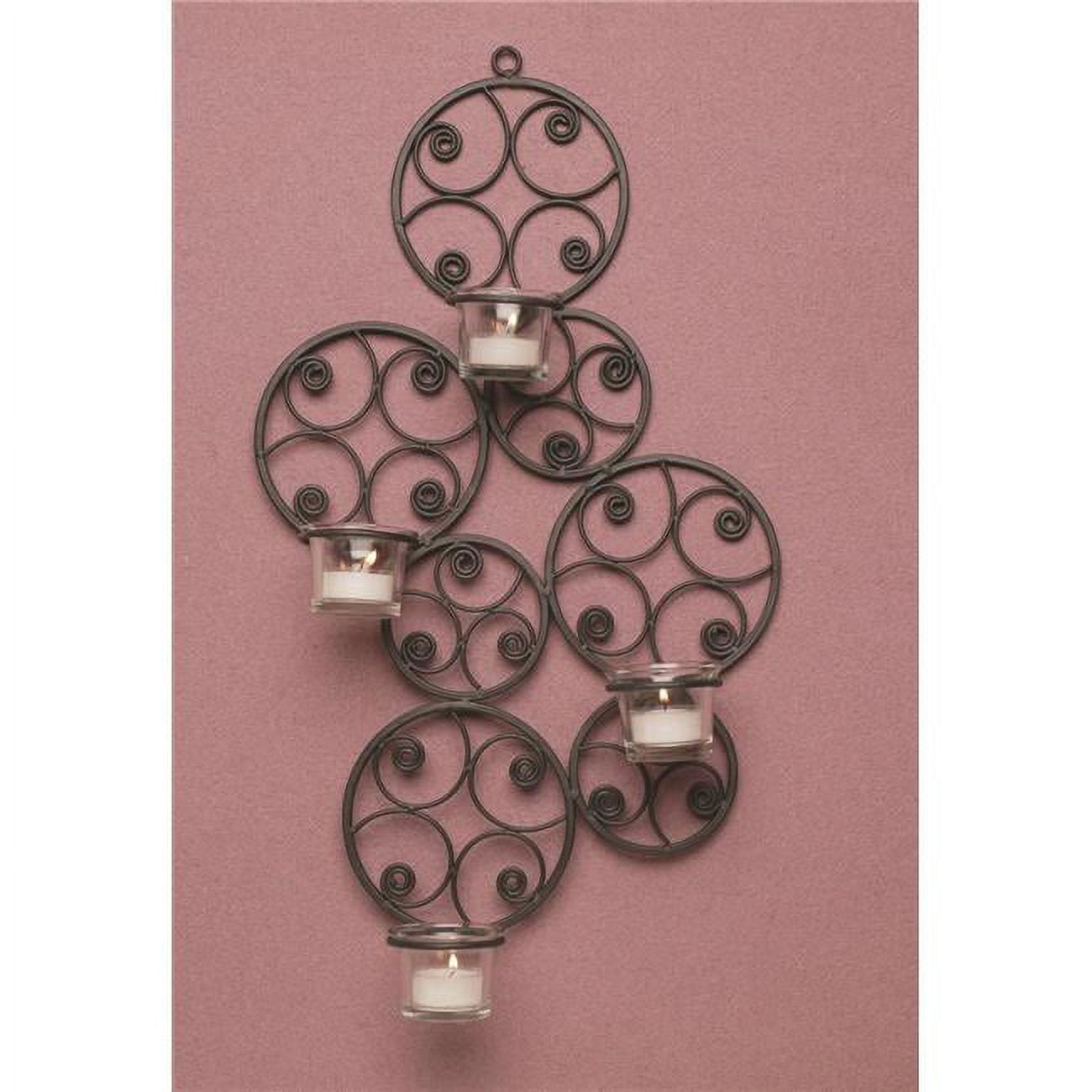 Biedermann & Sons H2145 Retro Scroll Sconce Tealight Holder