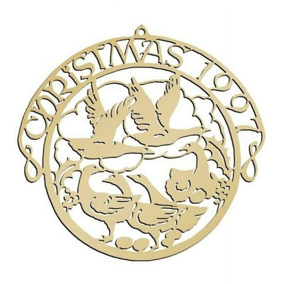 Biedermann & Sons D1997 Six Geese A Laying Christmas Ornament
