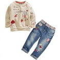 thumbnail image 1 of Biekopu 2-7Y Cute kids tracksuit clothing set baby girls clothes set 2017 roupas infantis menina clothing for kids drop shipping, 1 of 5