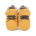thumbnail image 1 of Biekopu Baby Boy Shoes, Soft Sole Non-slip PU Leather First Walking Shoes Flats Indoor Outdoor Toddler Shoes, 1 of 8