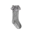 thumbnail image 1 of Biekopu Baby Girls Floor Socks, Elastic Lace Trim Non-slip Socks Soft Lightweight Long Socks, 1 of 10