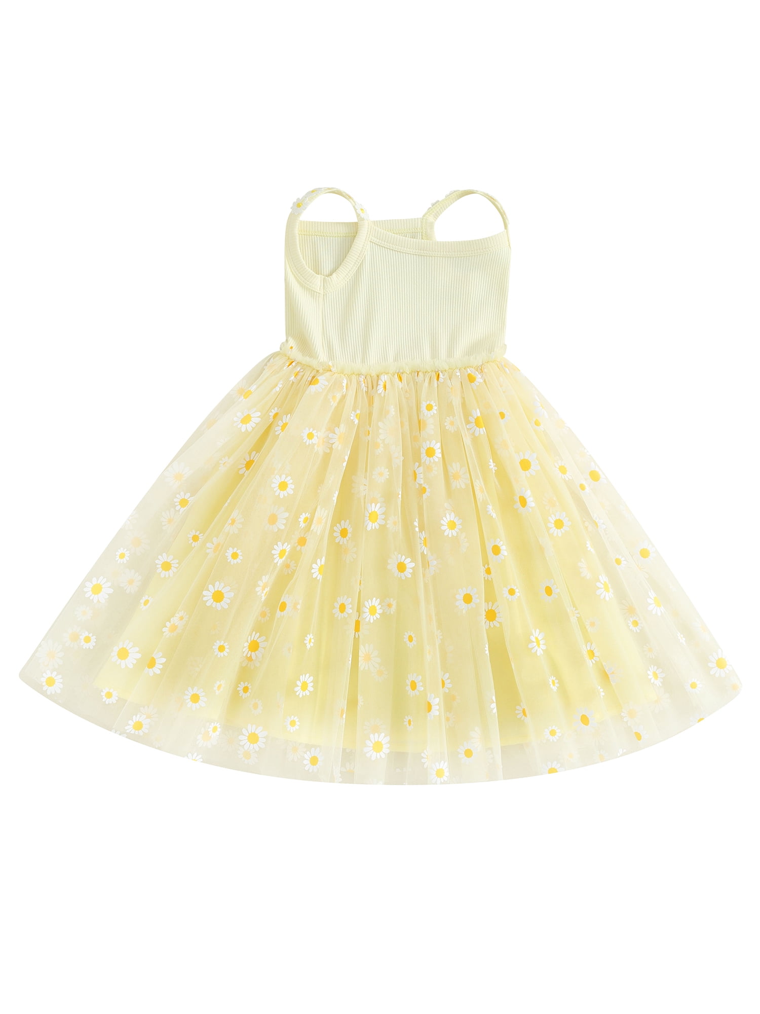 Cute Bubble Sleeve Tulle A-Line Dress for Baby Girls main image 1
