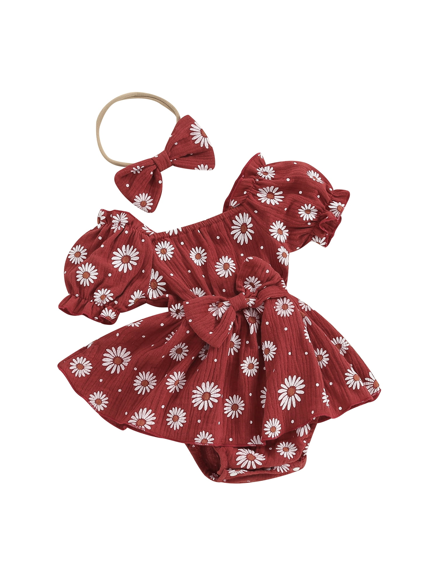Beautiful Romper Type Dress For Baby Girl main image 1