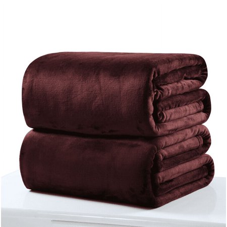 Biekopu Flannel Soft Warm Solid Sheet, Micro Plush Blanket Sofa Rug for Pet